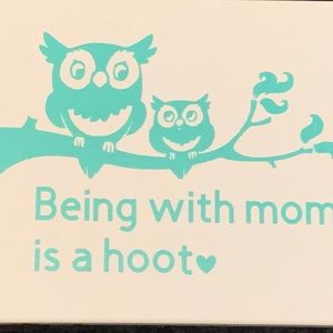 20x10 nursery or toddler room canvas patient blue